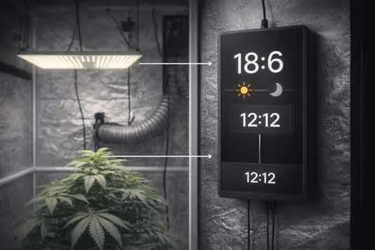 Fotoperiódicas en indoor luz